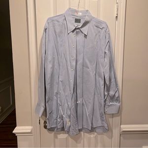 Gitman Bros Vintage solid light blue collared dress shirt men’s 3X 19” 36 T